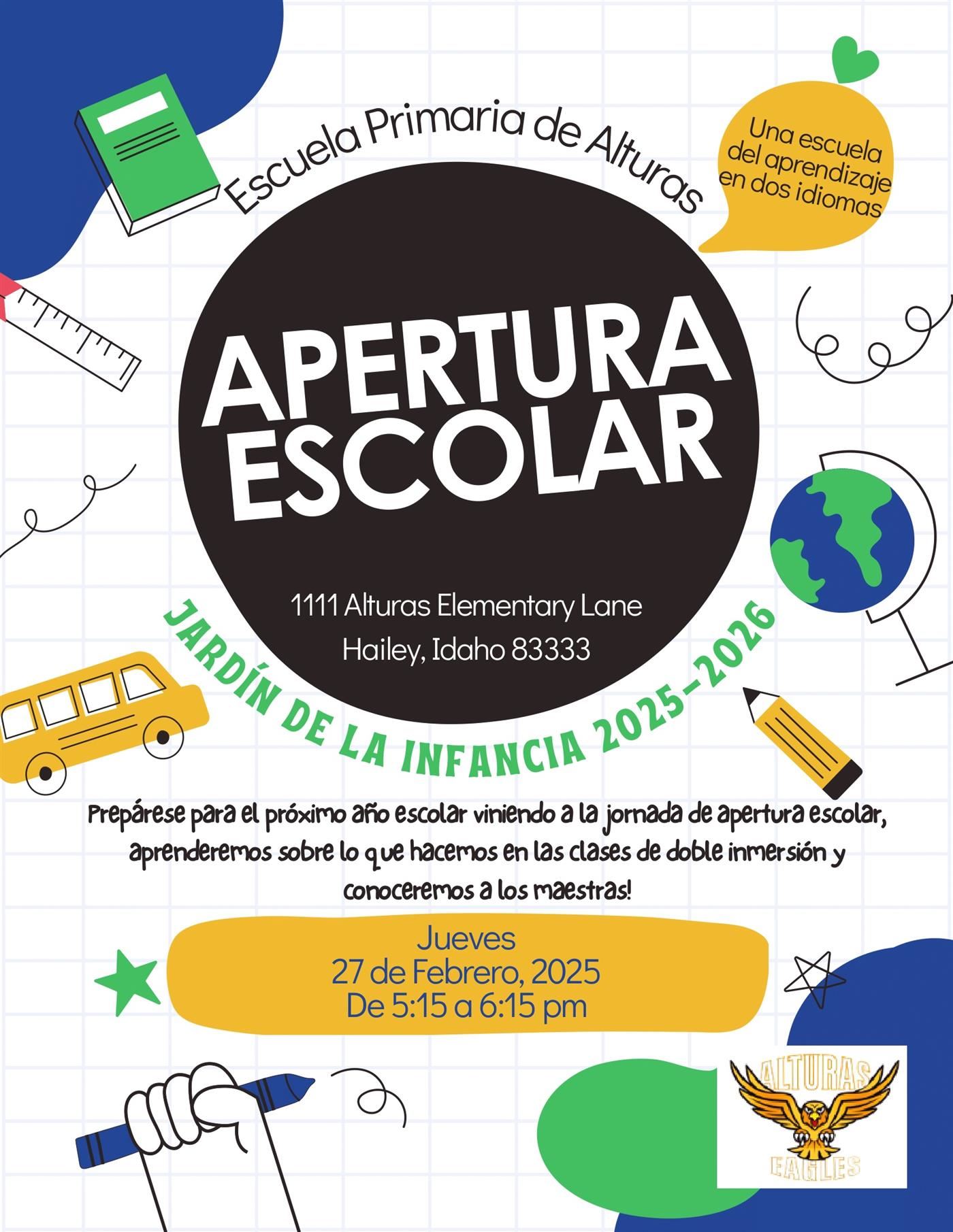  apetura escolar